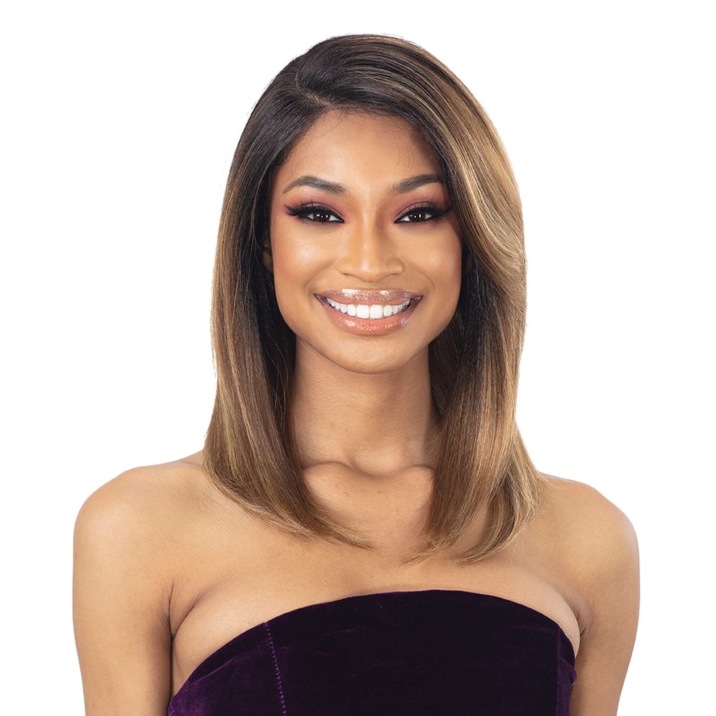 FreeTress Equal Laced HD Lace Front Wig 5" Curved Lace Part Ramona (1)