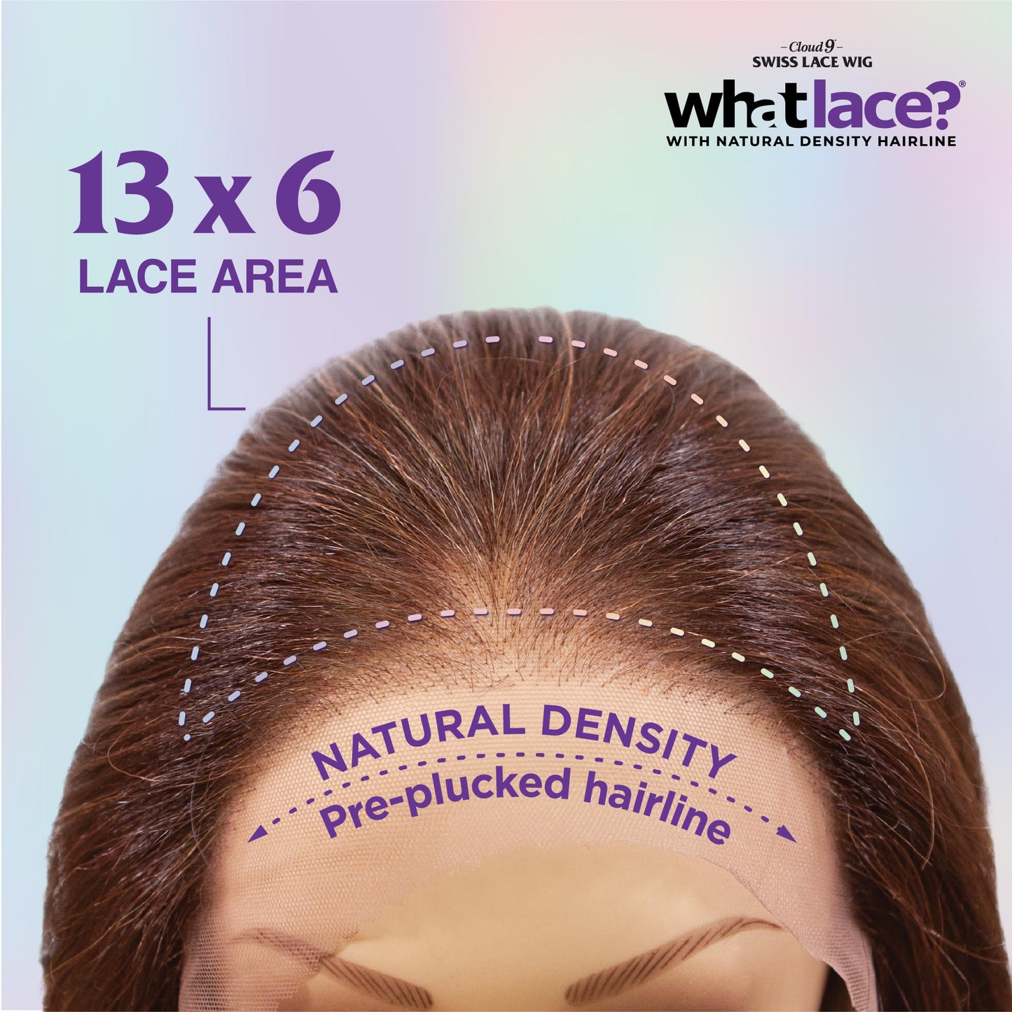 Sensationnel What lace 13x6 Wigs - latisha lacefrontal hand tied glueless synthetic with natural density preplucked hairline (Off Black 1B)